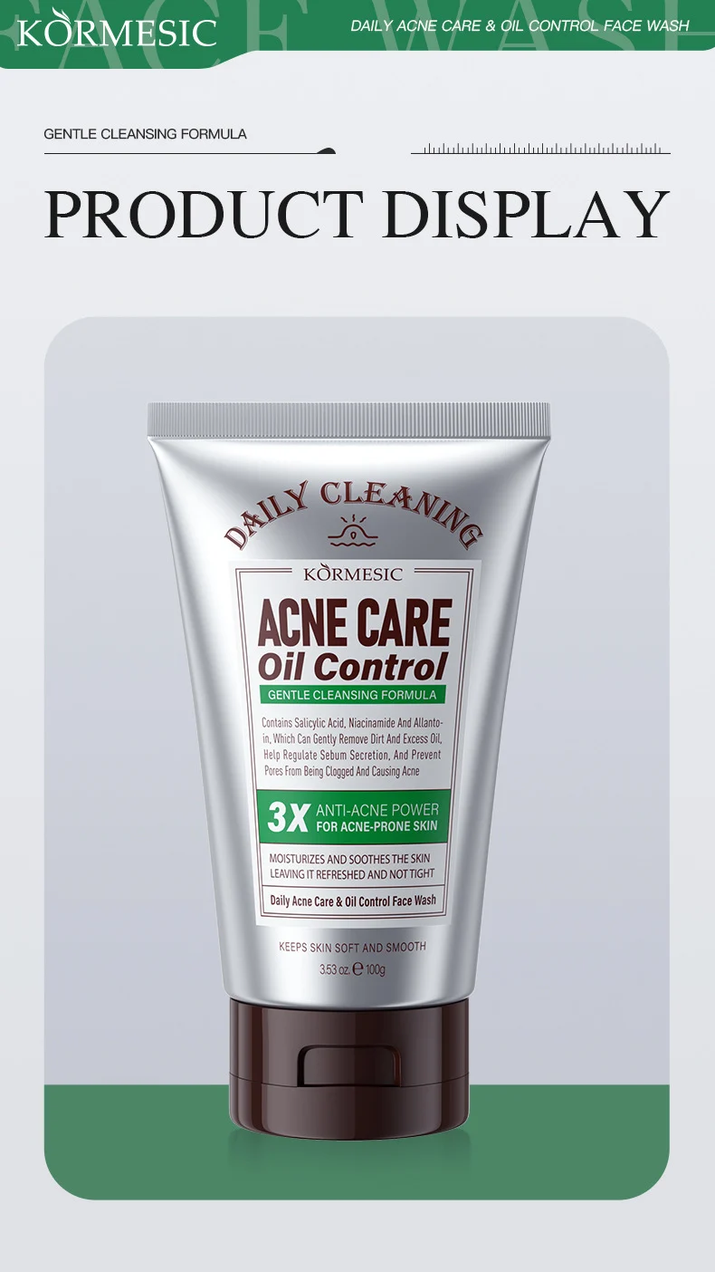 Acne Care & Oil Control Face Wash with Salicylic Acid & Niacinamide 10 acne oil control face wash spu982815736082 desc 10