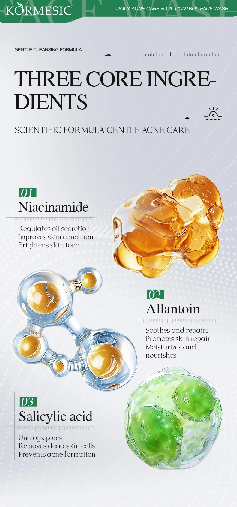 Acne Care & Oil Control Face Wash with Salicylic Acid & Niacinamide 6 acne oil control face wash spu982815736082 desc 6