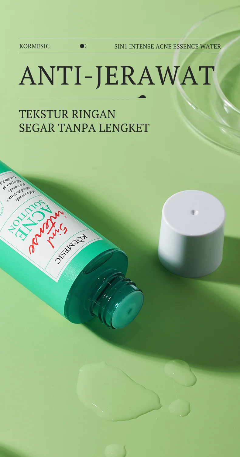 Intense Acne Treatment Essence Water - 5-in-1 Oil Control & Clear Skin Formula 130ml 5 acne treatment essence water spu945636468314 desc 5