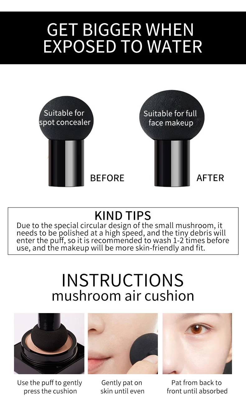 Air Cushion CC Cream - Hydrating Flawless Concealer Foundation 20g 9 air cushion cc cream concealer spu745033735869 desc 9