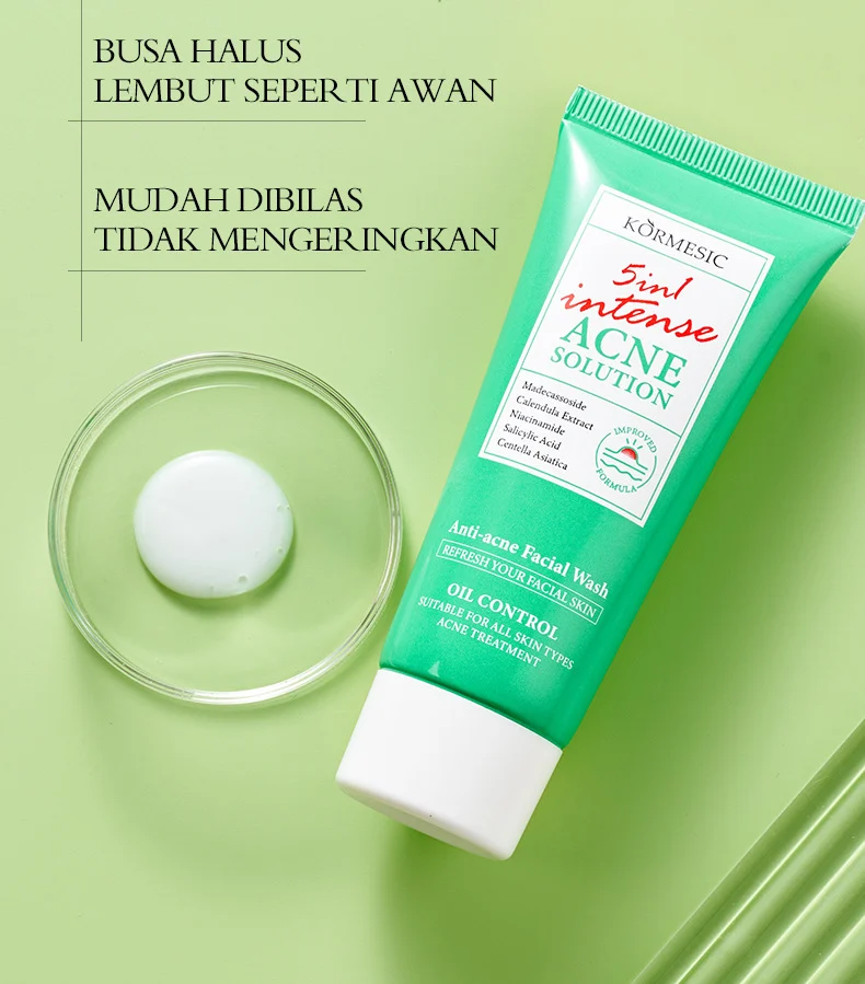 5-in-1 Anti-Acne Face Wash for Oily Skin with Madecassoside & Salicylic Acid 9 anti acne facial wash spu871087386776 desc 9