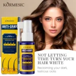 KORMESIC Anti-Gray Hair Serum - Repairing & Nourishing Treatment for Smooth Shine