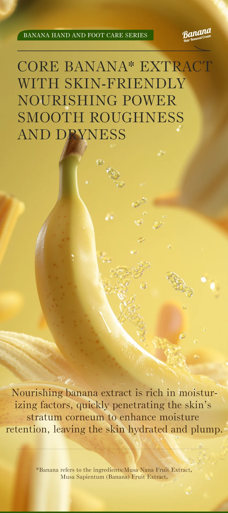 Banana Foot Care Set - Comprehensive Kit for Dry Skin 4 banana foot hand care set spu807169362020 desc 4