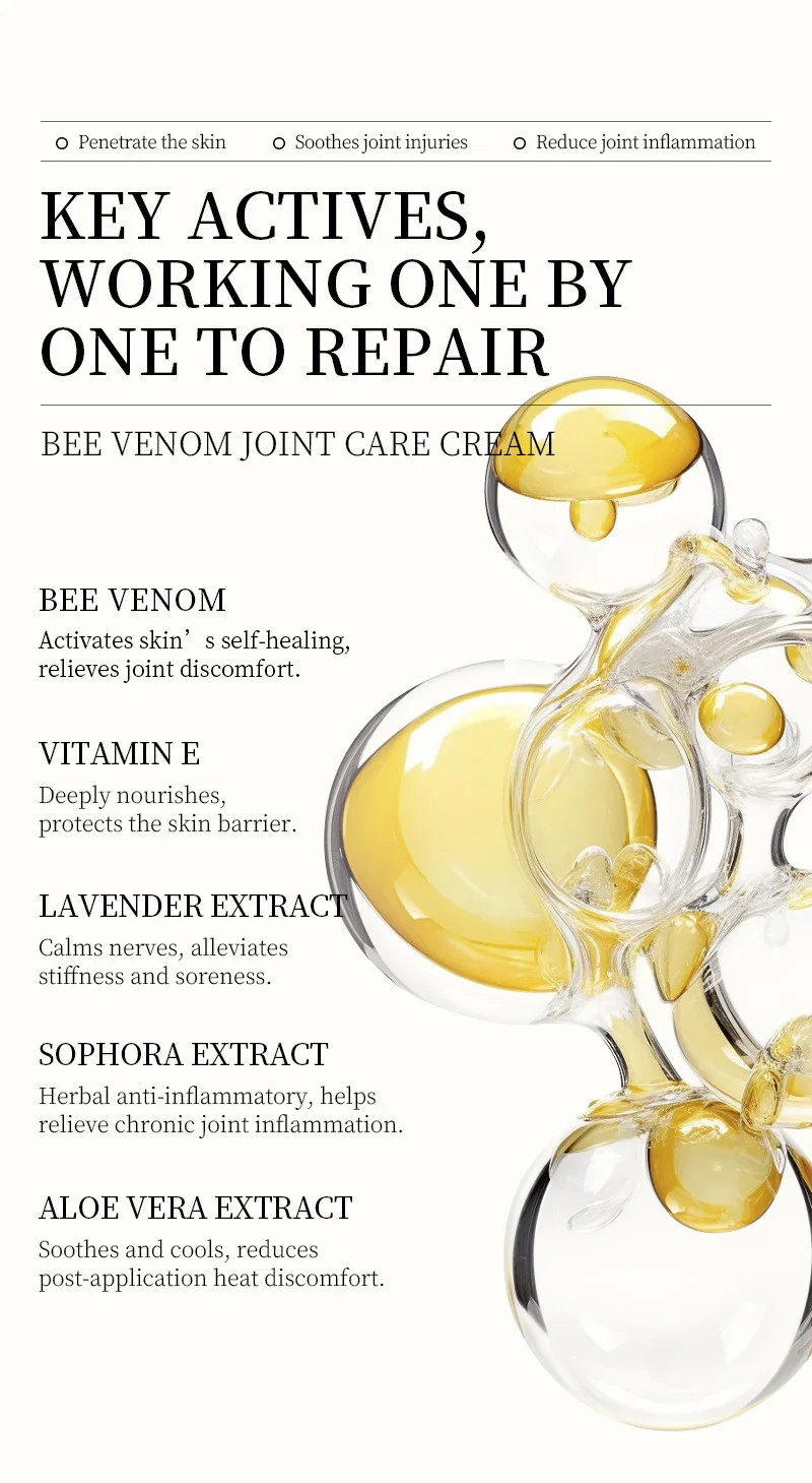 Bee Venom Joint Care Cream - Arthritis Pain Relief 40g 5 bee venom joint care cream spu783109179904 desc 5