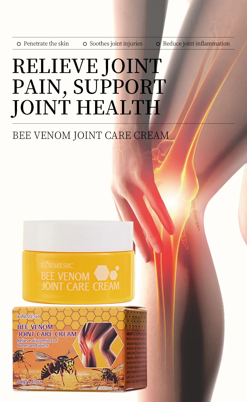 Bee Venom Joint Care Cream - Arthritis Pain Relief 40g 7 bee venom joint care cream spu783109179904 desc 7