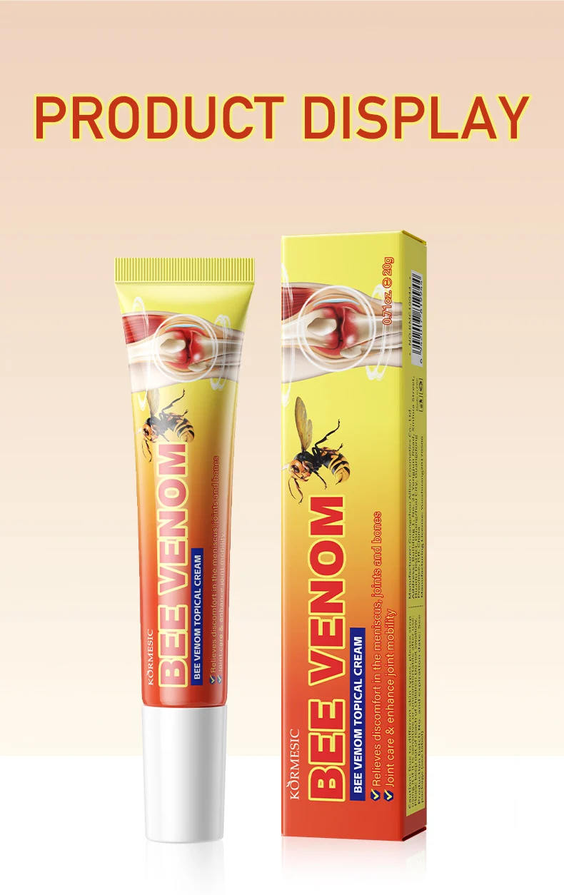 Bee Venom Topical Cream - Joint & Muscle Pain Relief 20g 8 bee venom joint pain cream spu948896831194 desc 8