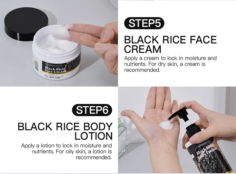 Black Rice 6-Piece Skincare Set for Revitalizing & Anti-Aging 10 black rice skincare set spu803061469753 desc 10