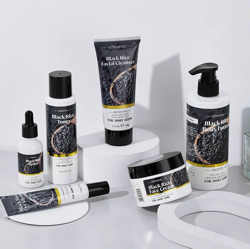 Black Rice 6-Piece Skincare Set for Revitalizing & Anti-Aging 11 black rice skincare set spu803061469753 desc 11