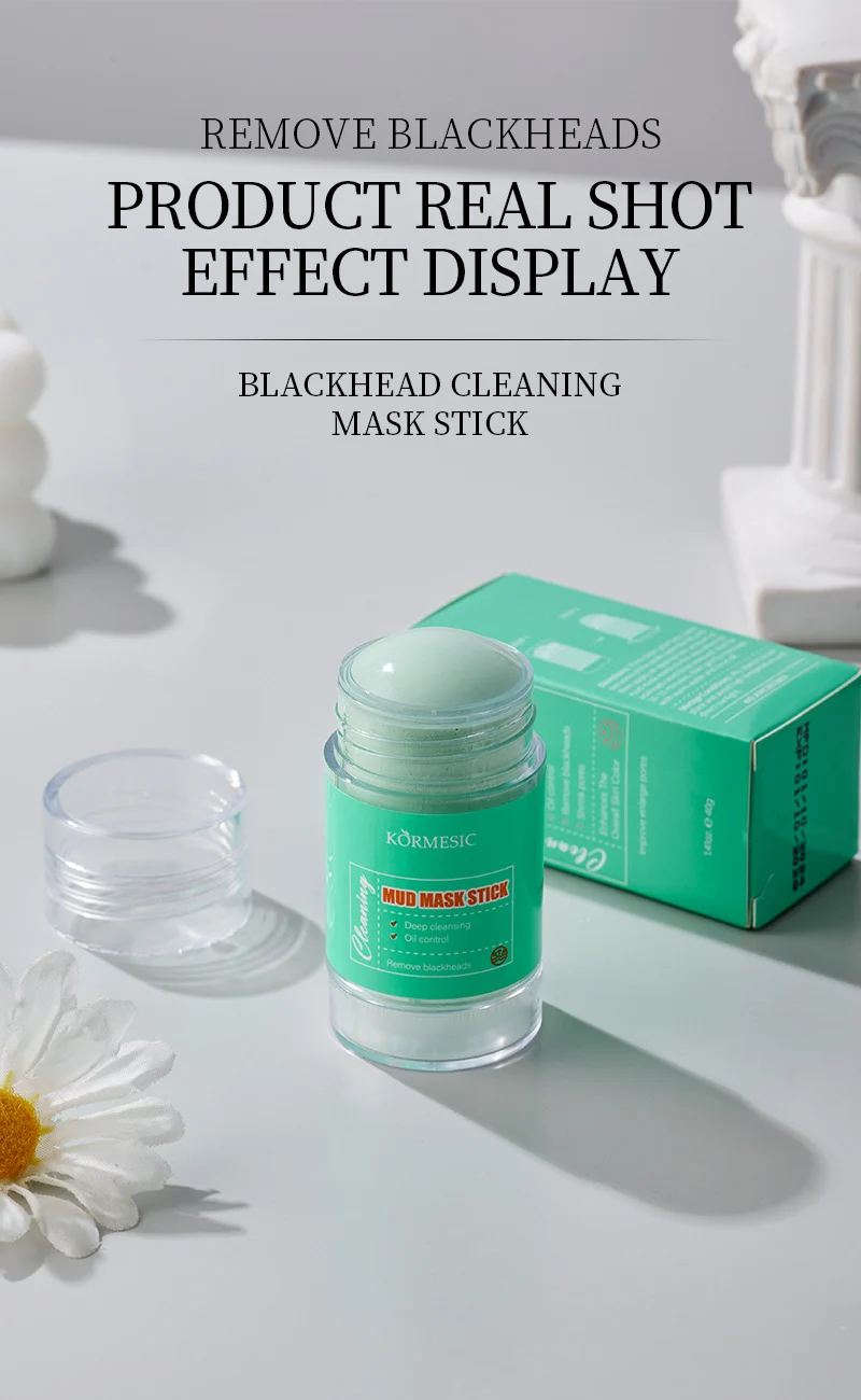 Blackhead Mud Mask Stick - Deep Cleansing & Pore Minimizing - 40g 7 blackhead mud mask stick spu863628619374 desc 7