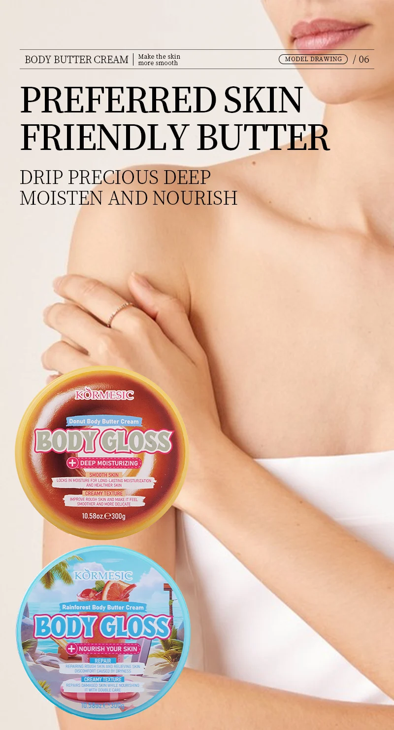Donut Body Butter Cream 300g - Deep Moisturizing & Skin Repair 5 body butter cream spu860591200341 desc 5