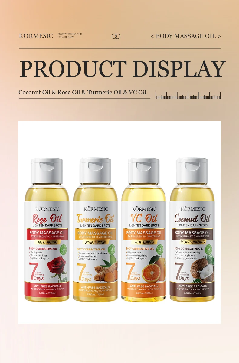 Body Massage Oil - Moisturizing, Brightening & Anti-Aging Formula 11 body massage oil spu1002990929143 desc 11