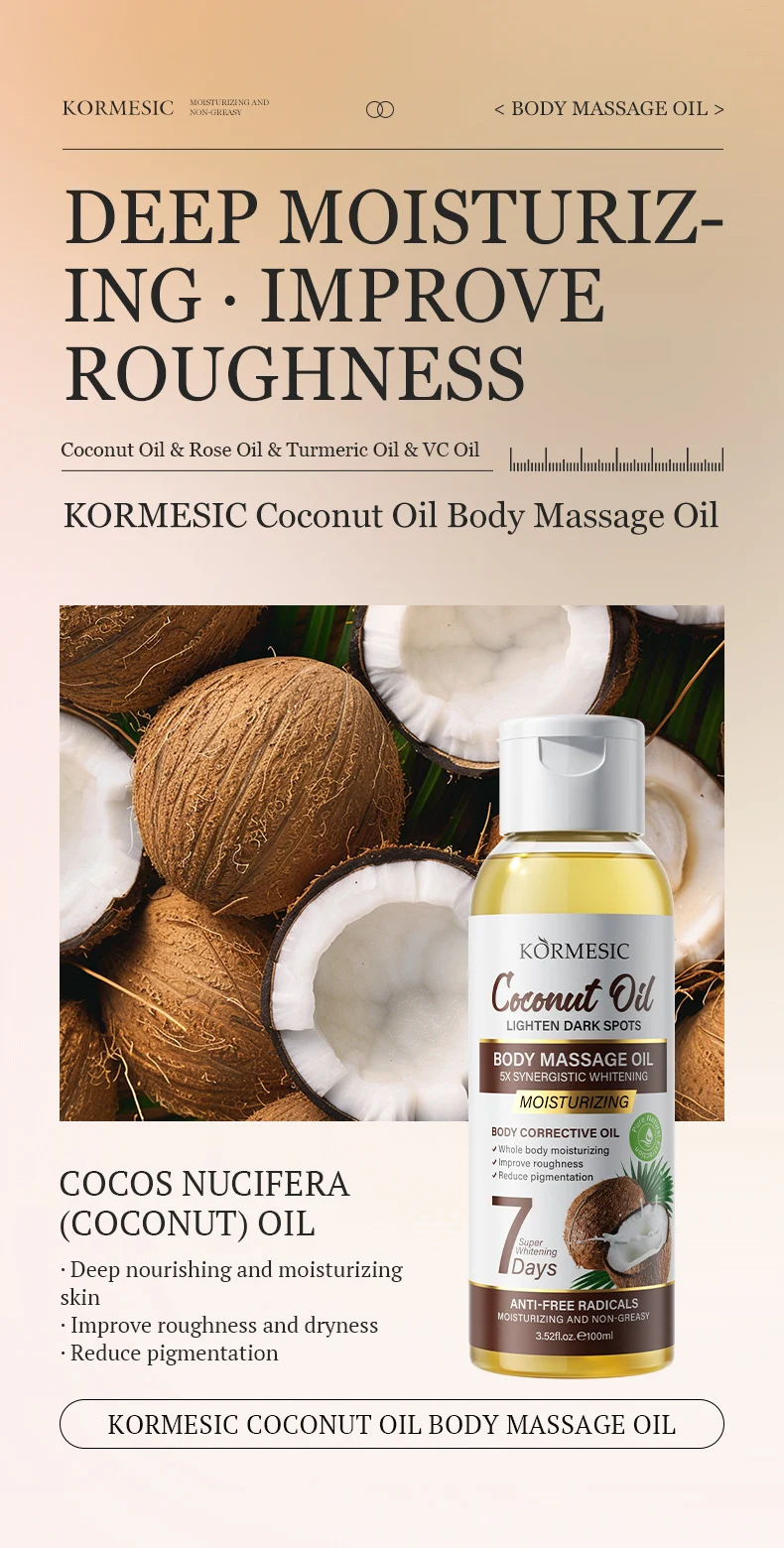 Body Massage Oil - Moisturizing, Brightening & Anti-Aging Formula 5 body massage oil spu1002990929143 desc 5