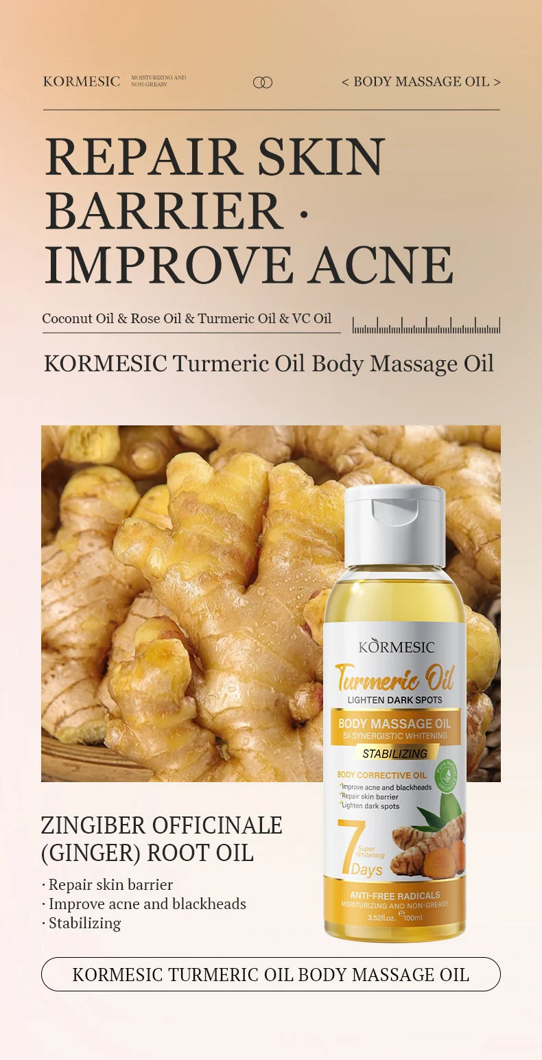 Body Massage Oil - Moisturizing, Brightening & Anti-Aging Formula 7 body massage oil spu1002990929143 desc 7
