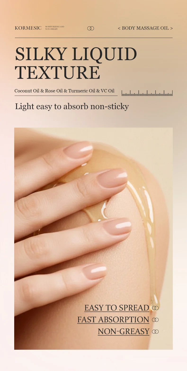 Body Massage Oil - Moisturizing, Brightening & Anti-Aging Formula 9 body massage oil spu1002990929143 desc 9