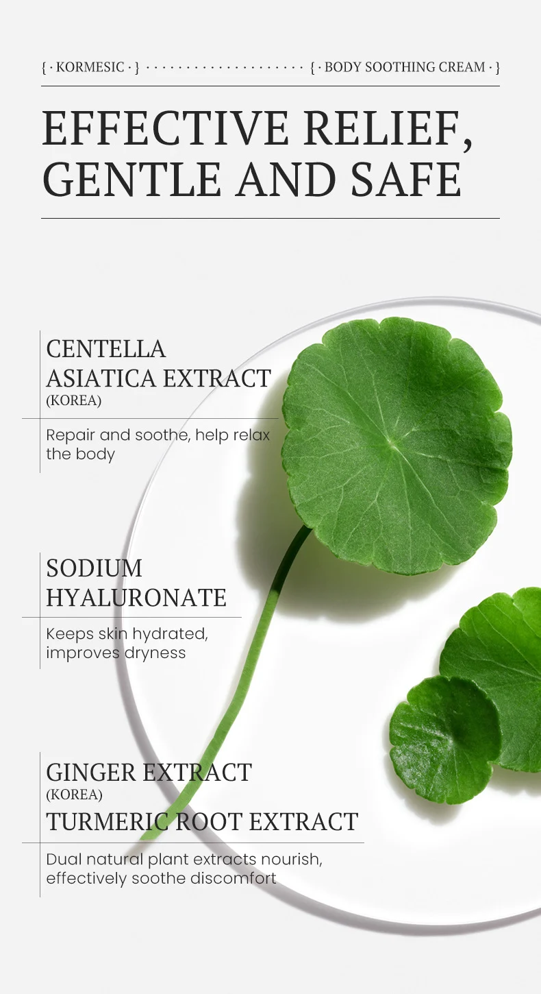 Body Soothing Cream with Centella & Ginger Extracts for Deep Care 3 body soothing cream spu864488804277 desc 3