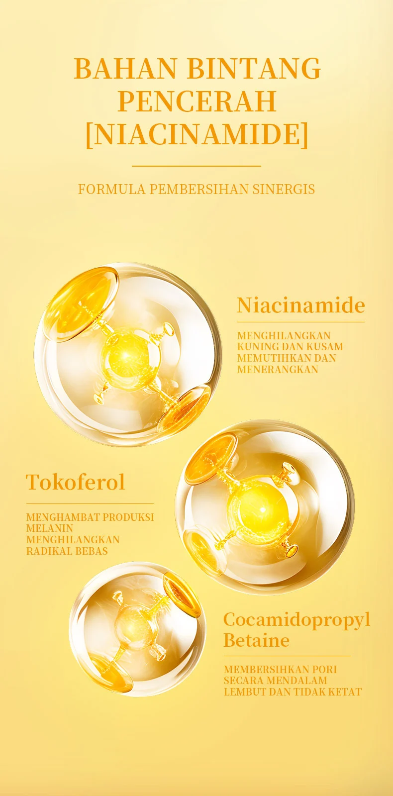 Brightening Cleanser - Skin Brightening & Deep Cleansing Face Wash 100g 4 brightening face cleanser spu901835931977 desc 4