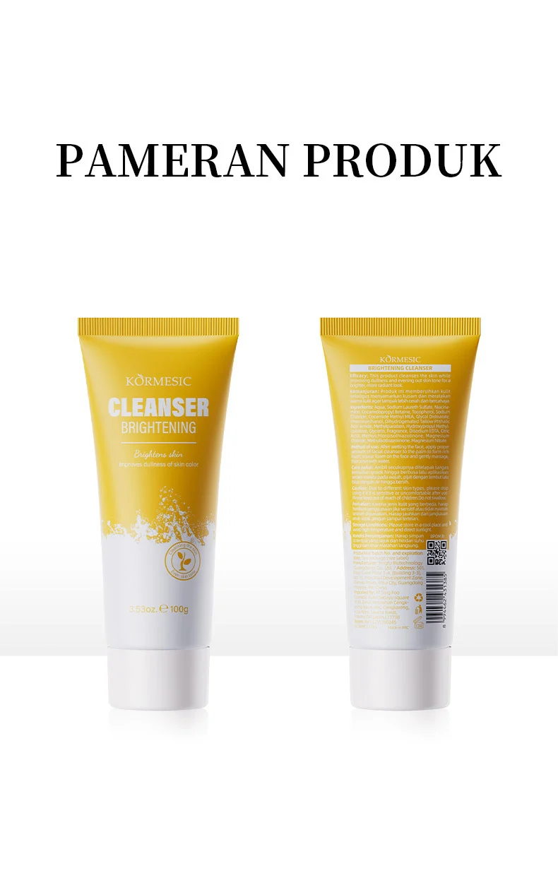 Brightening Cleanser - Skin Brightening & Deep Cleansing Face Wash 100g 7 brightening face cleanser spu901835931977 desc 7