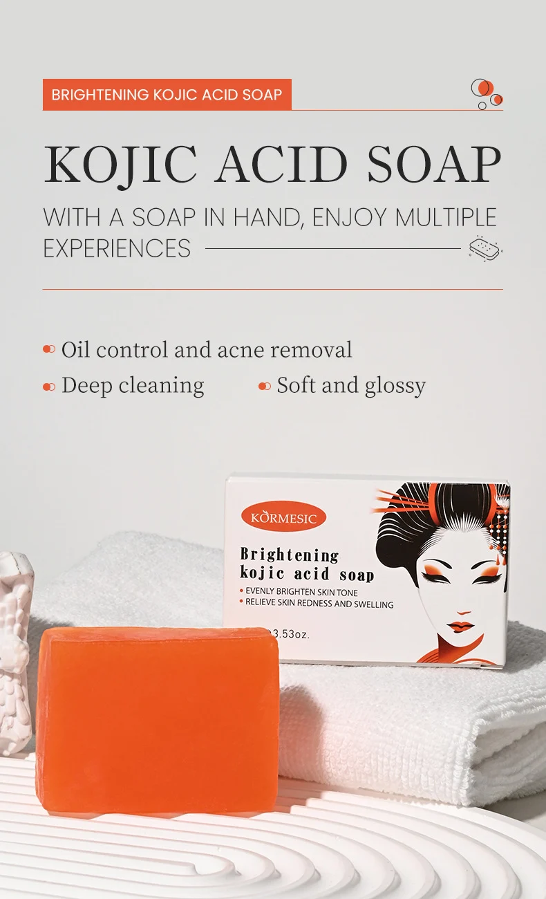 Brightening Kojic Acid Soap for Even Skin Tone & Deep Cleansing 1 brightening kojic acid soap spu798217935729 desc 1