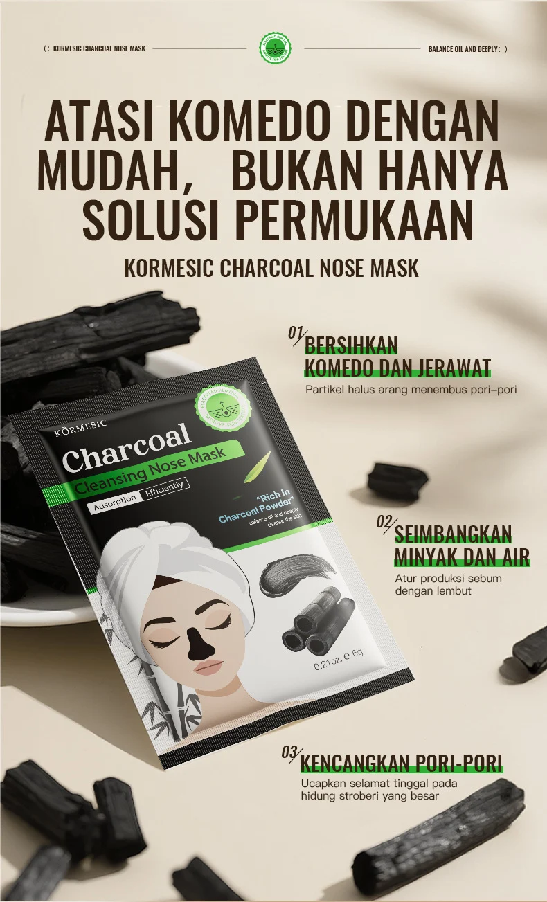 Charcoal Nose Mask For Blackhead Removal And Deep Pore Cleansing 3 charcoal nose mask spu956633183057 desc 3