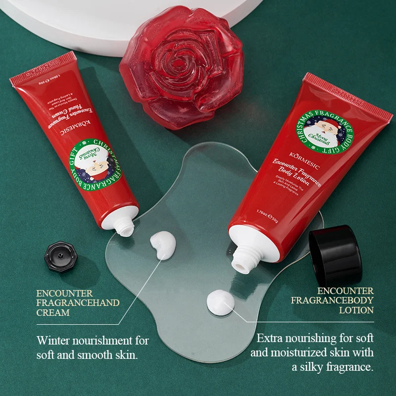 Christmas Fragrance Body Care Set - 4-Piece Holiday Gift Box 3 christmas fragrance body care gift set spu843125842524 desc 3