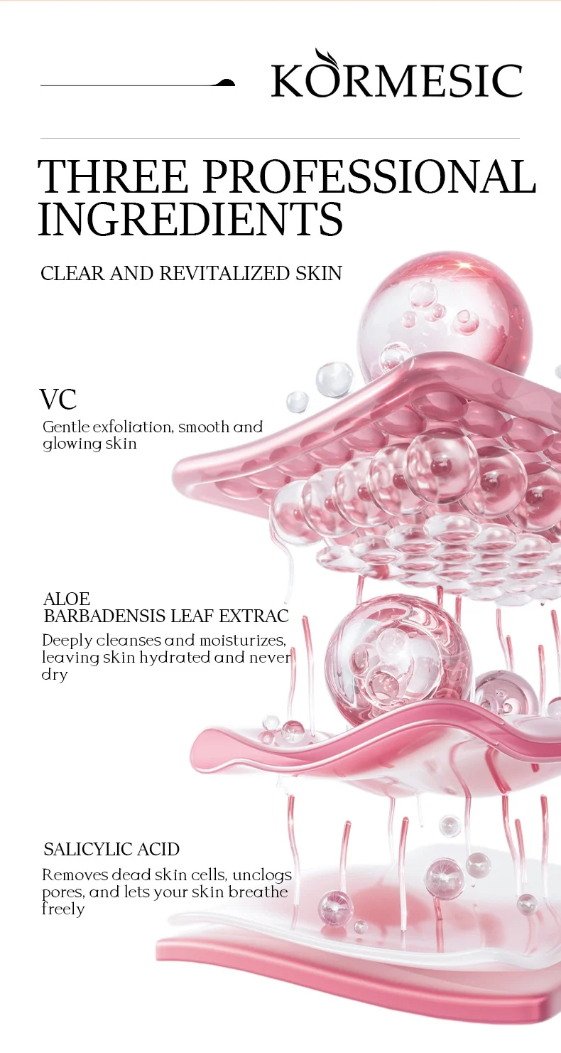 Bare Face Cream & VC Exfoliating Gel Skincare Set - Lightweight Concealer & Brightening Duo 4 concealer foundation exfoliating gel spu871723862445 desc 4