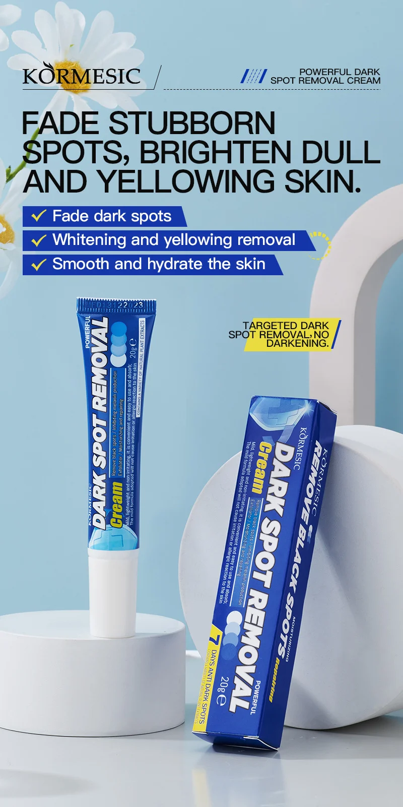 Powerful Dark Spot Removal Cream - Brighten & Fade Spots (20g) 1 dark spot removal face cream spu814926386434 desc 1