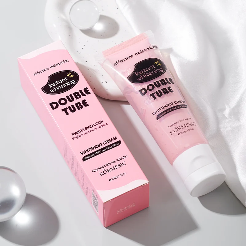 Double Tube Whitening Cream - 100g with Niacinamide & Arbutin 3 double tube whitening cream spu798384476578 desc 3