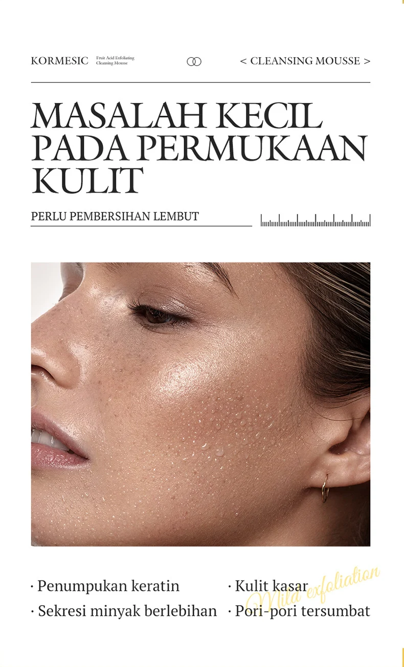 Fruit Acid Exfoliating Cleansing Mousse for Deep Pore Cleaning 120ml 2 exfoliating cleansing mousse spu978693585822 desc 2