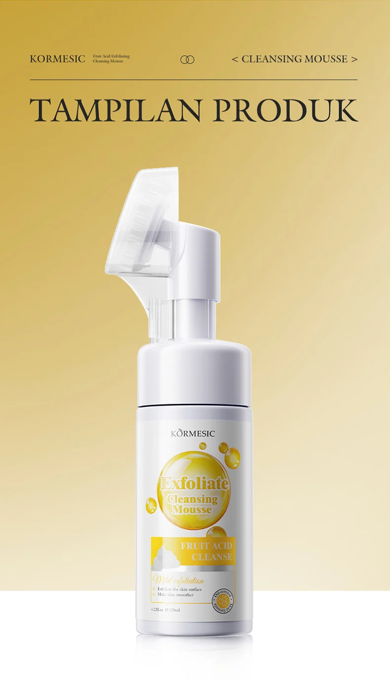 Fruit Acid Exfoliating Cleansing Mousse for Deep Pore Cleaning 120ml 8 exfoliating cleansing mousse spu978693585822 desc 8