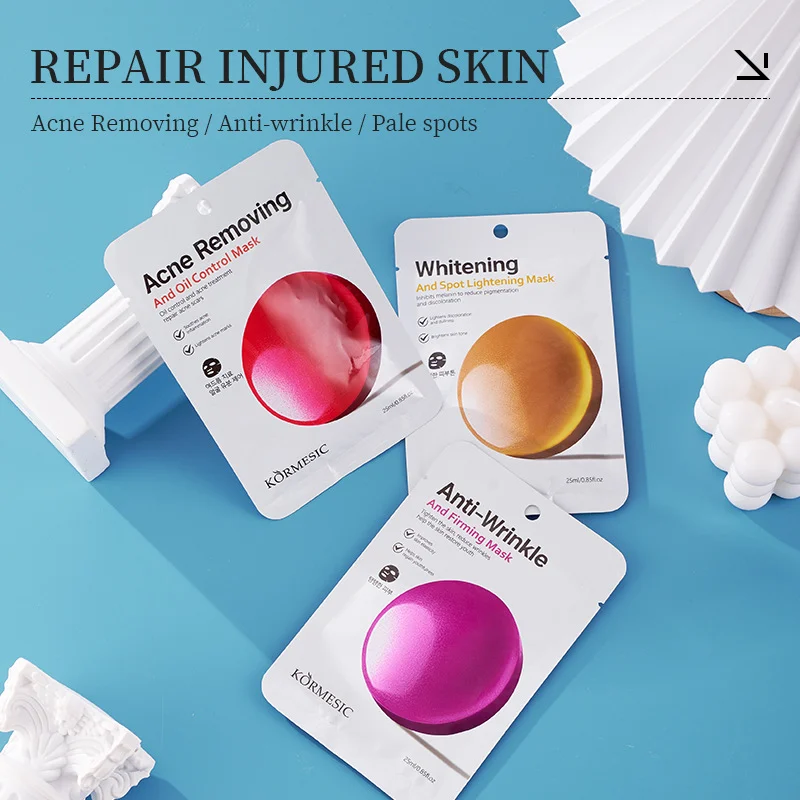 Facial Mask Set - Moisturizing, Anti-Wrinkle, Whitening & Acne Control 3 facial mask set spu784380817198 desc 3