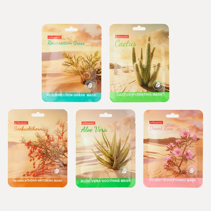 Facial Mask Set - 4-Piece Hydrating, Whitening, Soothing & Firming 12 facial mask set spu785794386793 desc 12