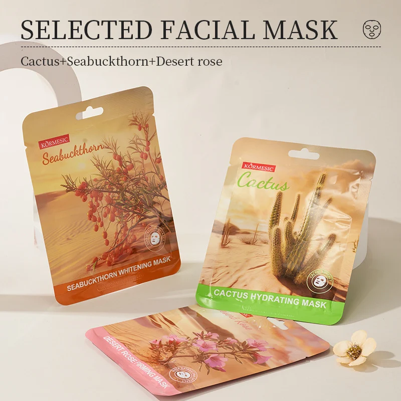 Facial Mask Set - 4-Piece Hydrating, Whitening, Soothing & Firming 5 facial mask set spu785794386793 desc 5