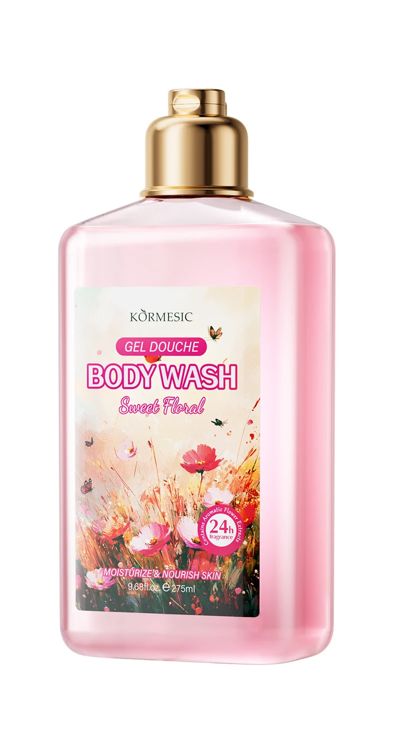 Sweet Floral Fragrance Shower Gel - Moisturizing Body Wash 275ml 8 floral scented shower gel spu945506165395 desc 8