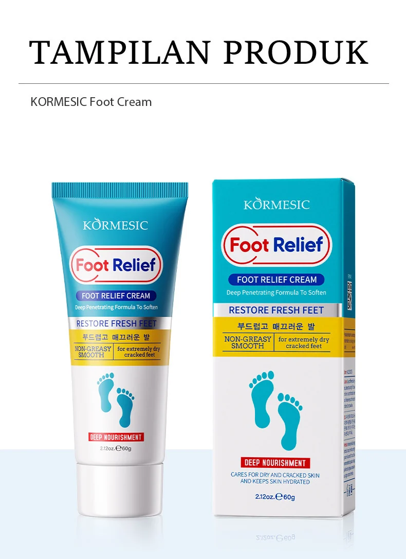 Foot Relief Cream for Dry Cracked Feet - Deep Moisturizing 60g 8 foot relief moisturizing cream spu947769884506 desc 8