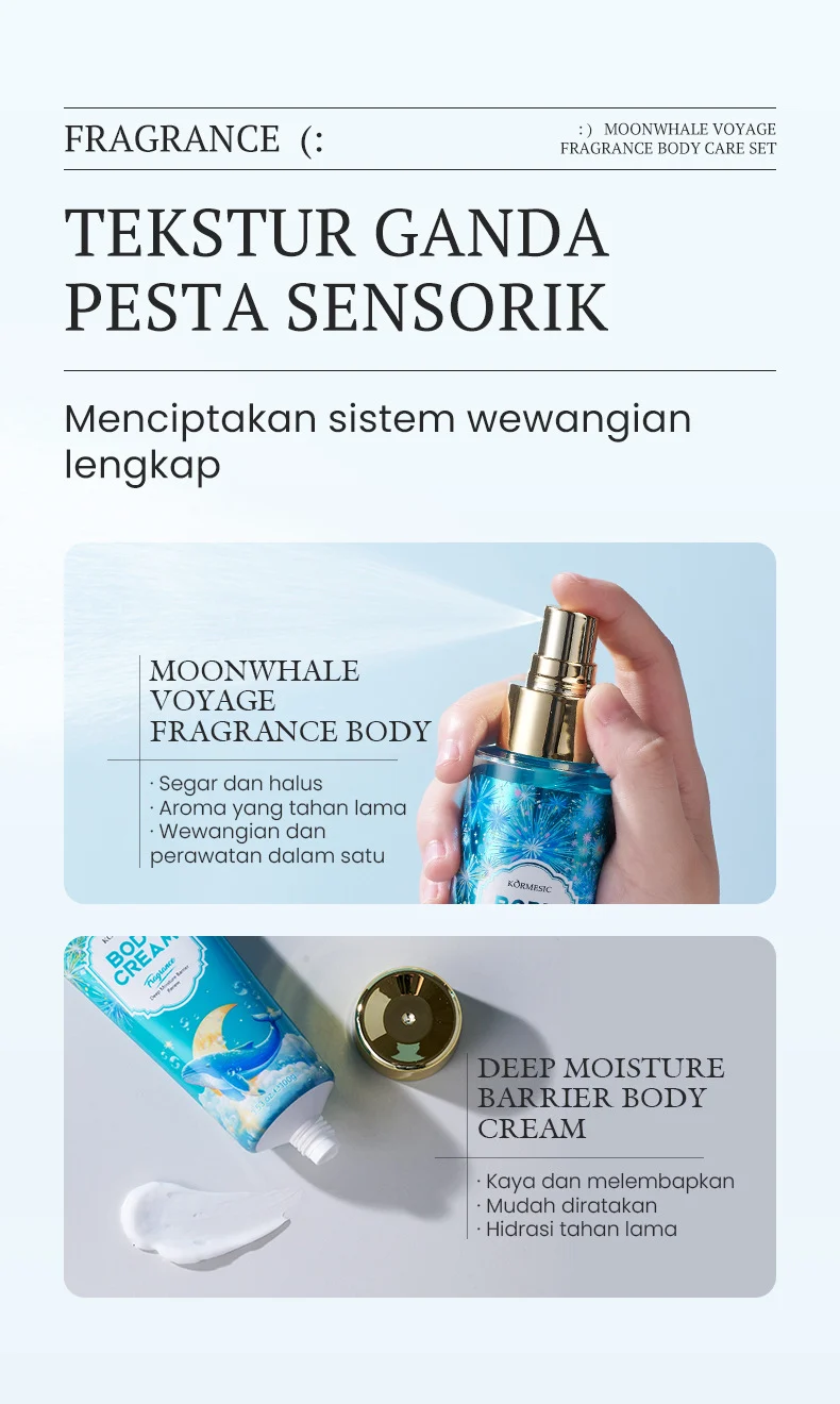 Moonwhale Voyage Fragrance Body Care Set with Deep Moisture & Lasting Scent 9 fragrance body care set spu988343097309 desc 9