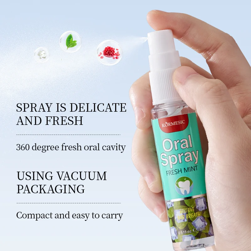 Fresh Mint Oral Spray 18ml - Instant Bad Breath Relief 6 fresh mint oral spray spu810832751570 desc 6