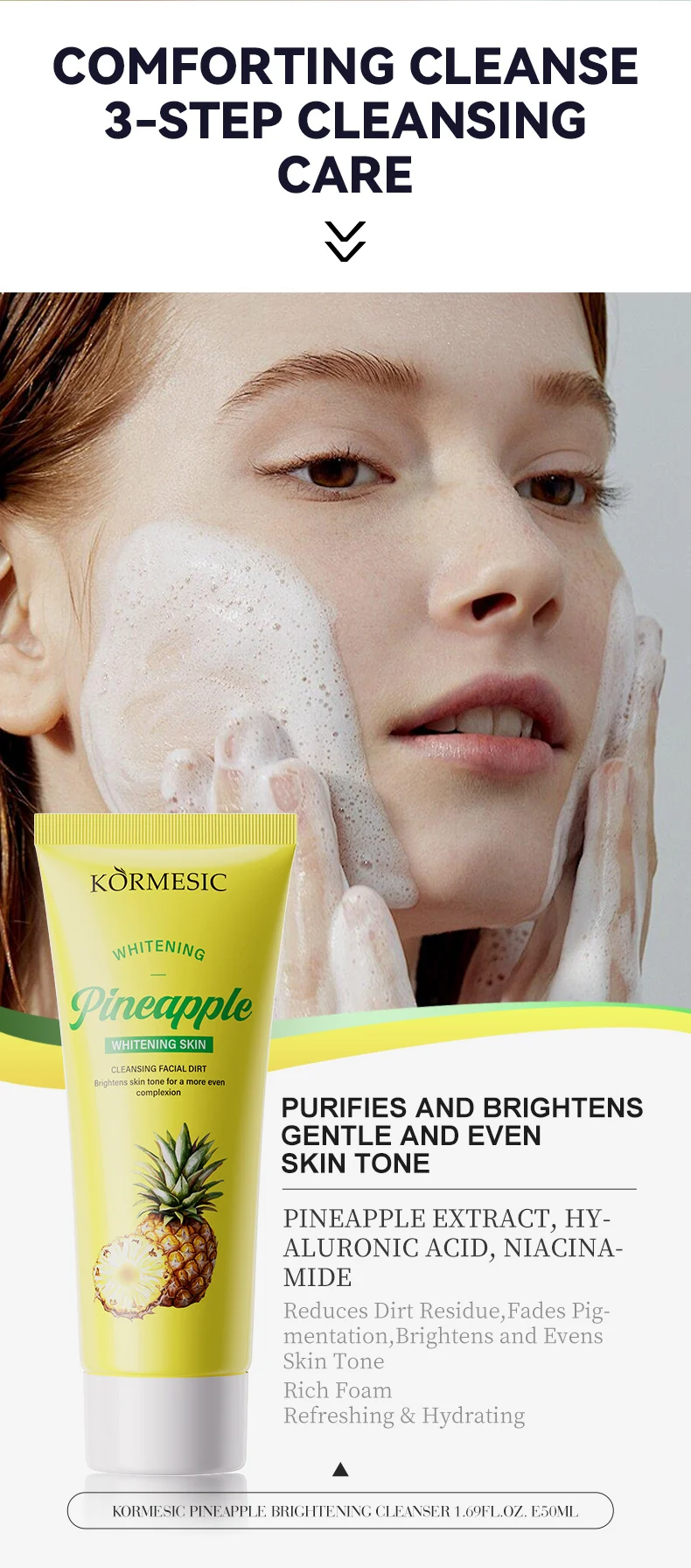 Fruit Facial Cleansing Set - Brightening 3-Step Kit 3 fruit facial cleansing care set spu874097102228 desc 3