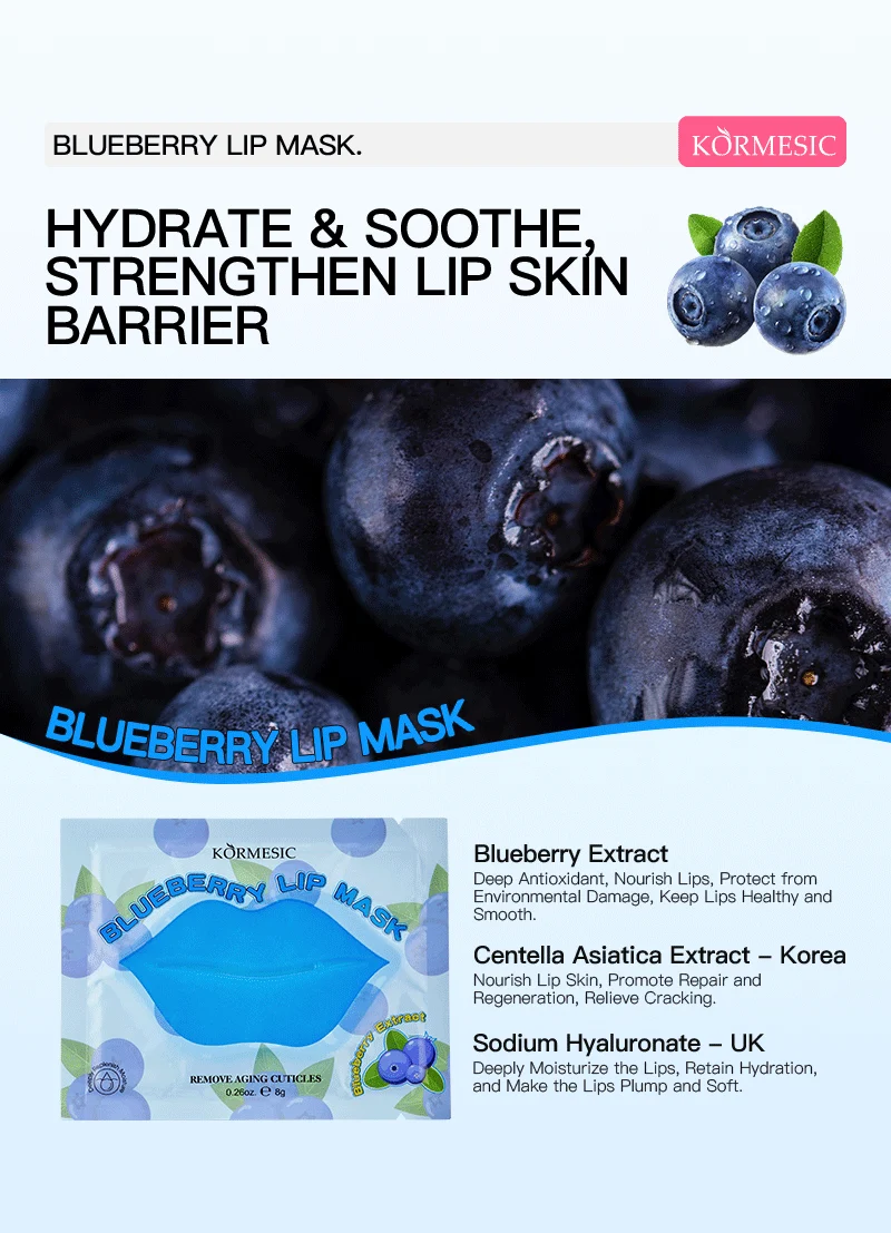 Natural Fruit Extract Lip Mask - Moisturizing & Smoothing (8g) 5 fruit lip mask spu811207496011 desc 5