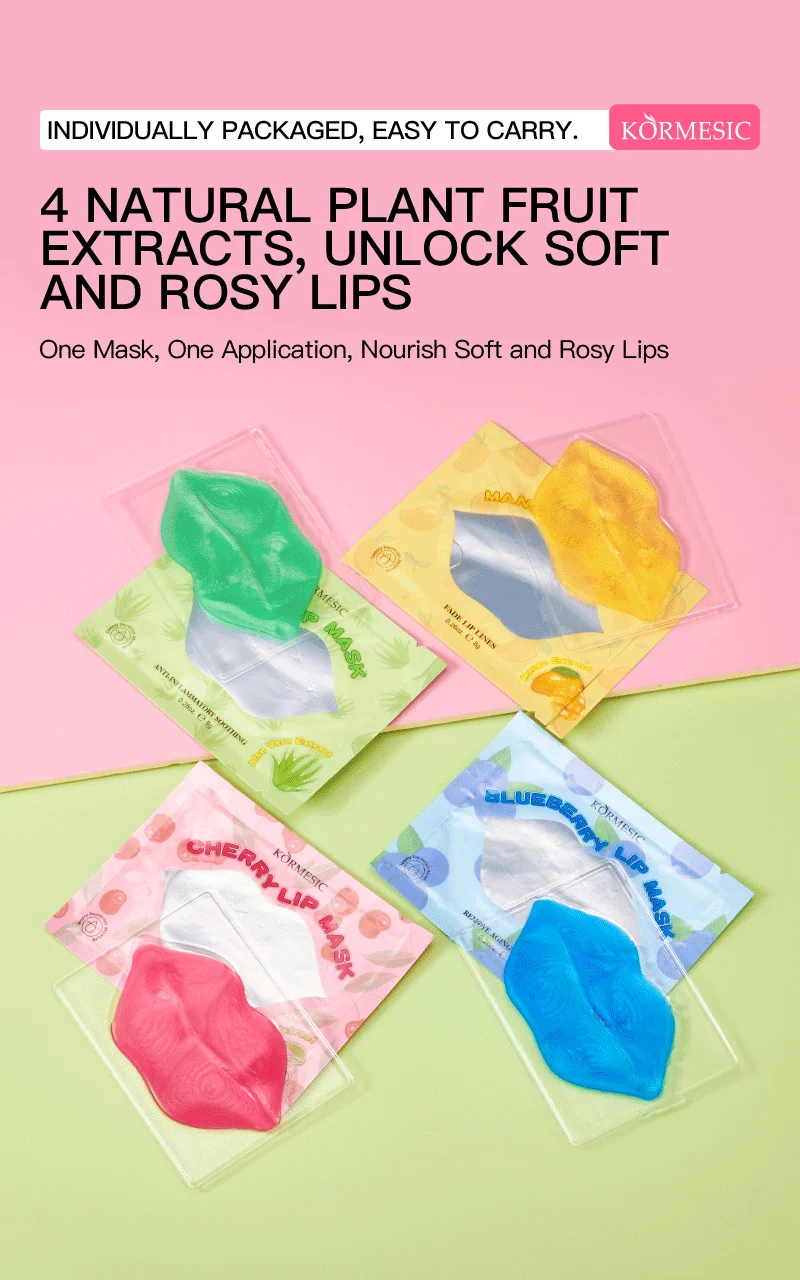 Natural Fruit Extract Lip Mask - Moisturizing & Smoothing (8g) 7 fruit lip mask spu811207496011 desc 7