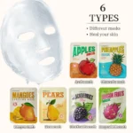 KORMESIC Mango Pineapple Apple Brightening Hydrating Face Mask Set