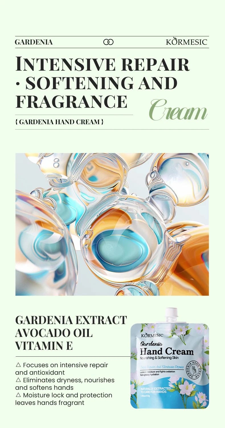 Gardenia Hand and Foot Cream Set - Nourishing & Repairing Duo for Dry Skin 5 gardenia hand foot cream set spu990371495212 desc 5