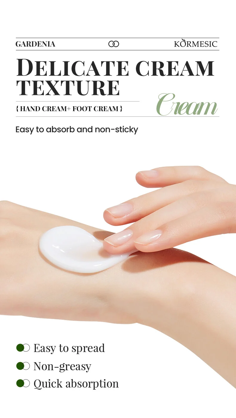 Gardenia Hand and Foot Cream Set - Nourishing & Repairing Duo for Dry Skin 7 gardenia hand foot cream set spu990371495212 desc 7