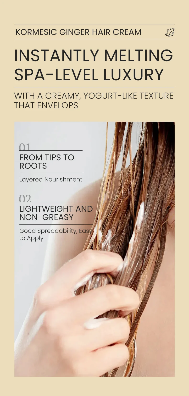 Ginger Hair Cream - Prevent Hair Loss & Nourish Scalp 100g 4 ginger hair cream spu836990897765 desc 4