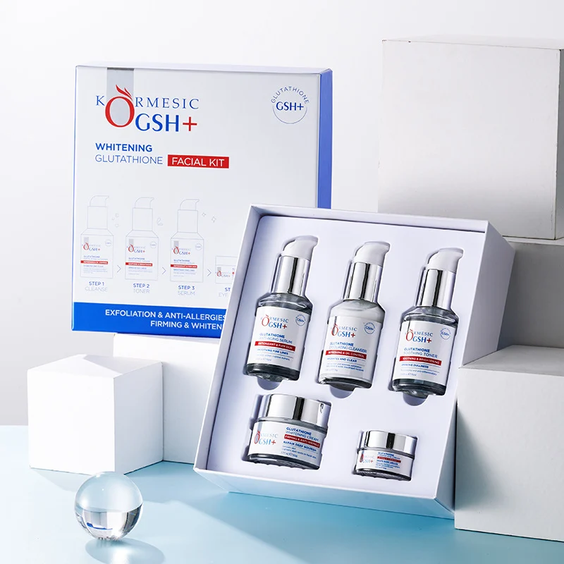 Glutathione Facial Kit - 5-Piece Hydrating & Brightening Set 10 glutathione facial skincare kit spu745929318115 desc 10