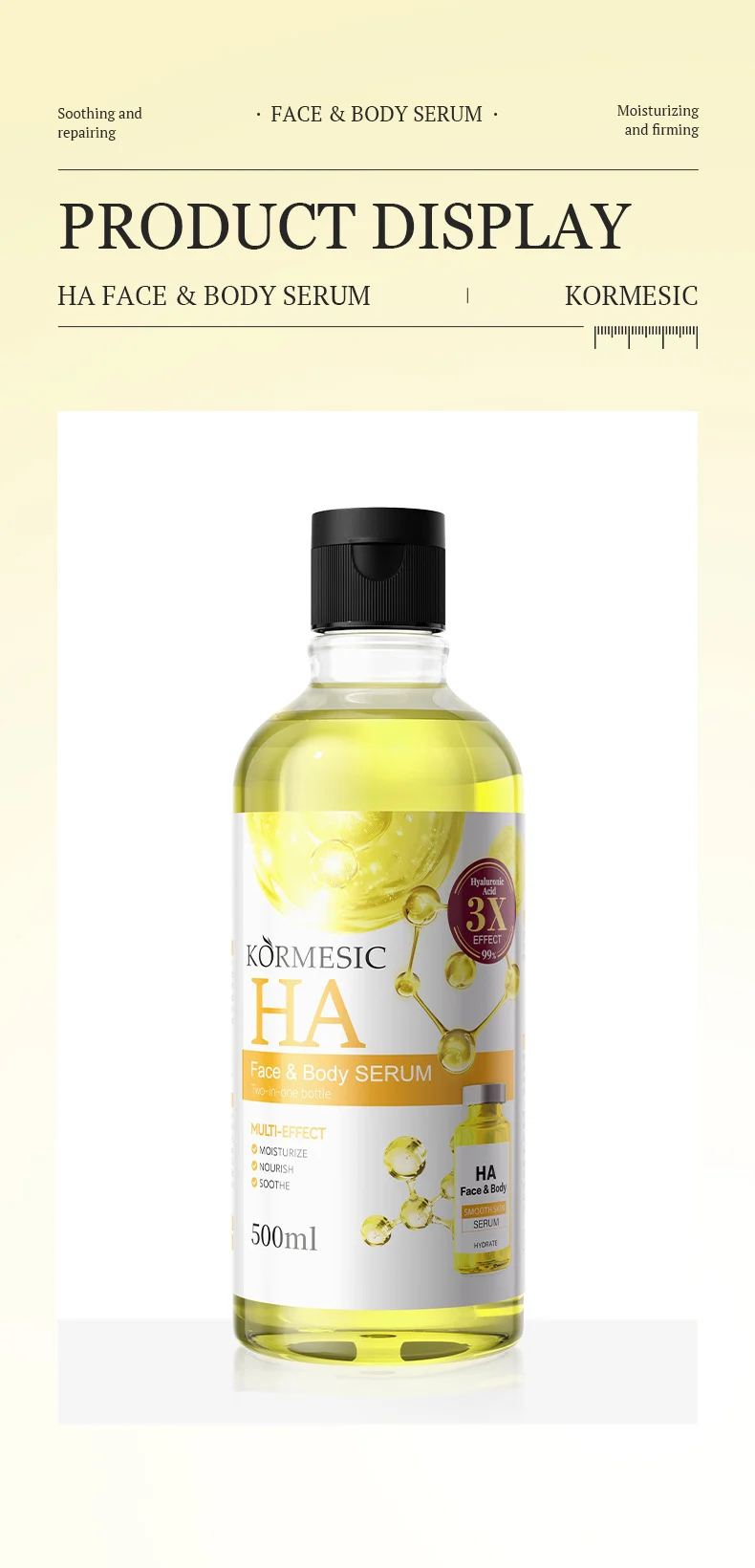 HA Face & Body Serum 500ml - Deep Hydration & Firming Formula 8 ha serum face body spu1003079208751 desc 8