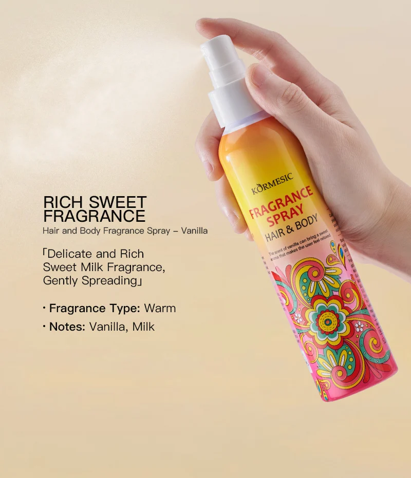 Vanilla Coconut Fragrance Mist for Hair and Body, 150ml 7 hair body fragrance mist spu867979054061 desc 7