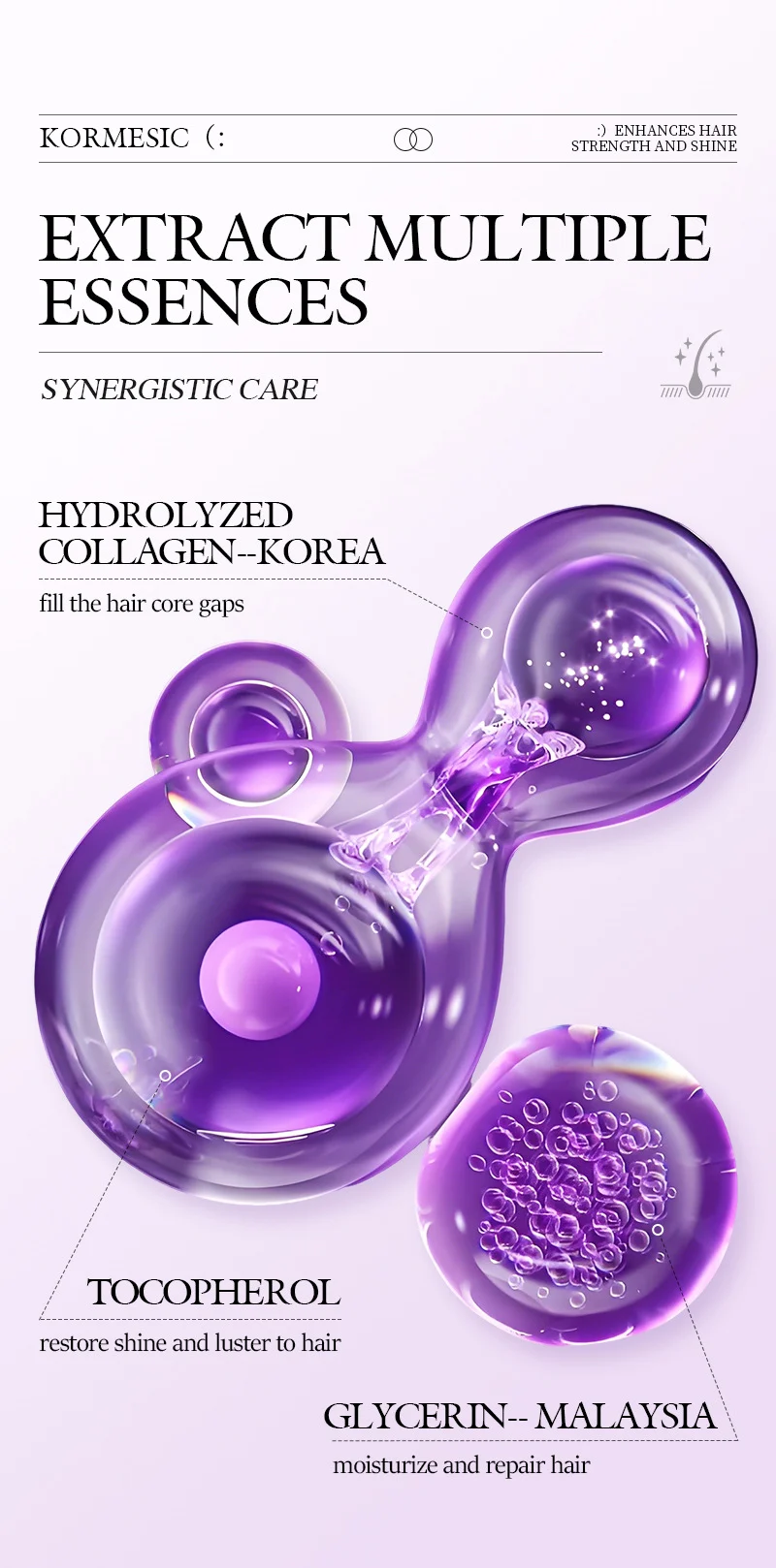 Botox Keratin Hair Enhancing Oil - Root Strengthening Formula 100ml 4 hair enhancing oil spu950647200151 desc 4