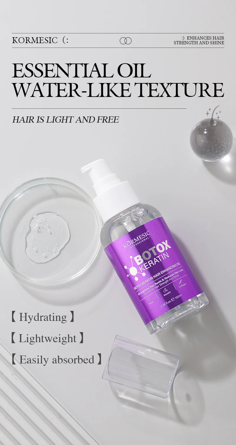 Botox Keratin Hair Enhancing Oil - Root Strengthening Formula 100ml 5 hair enhancing oil spu950647200151 desc 5