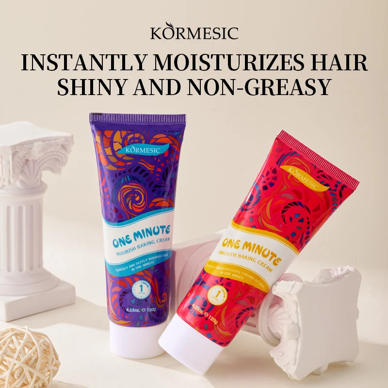 One Minute Smooth Baking Cream Conditioner 120g for Frizzy Hair 1 hair smoothing baking cream spu772200211667 desc 1