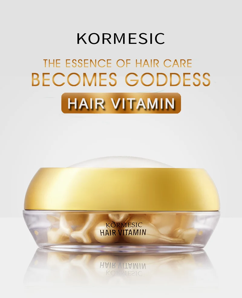 Hair Vitamin Capsules with Moroccan Oil for Dry Damaged Repair - 30 Capsules 1 hair vitamin capsules spu747846638568 desc 1
